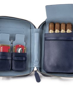 JS BLUE LEATHER CASE